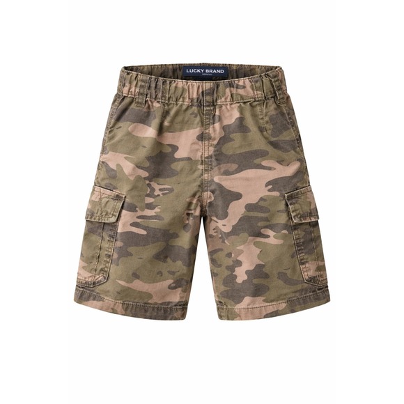 Lucky Brand Other - Lucky Brand Boys Camo Cargo Shorts Green Military Print Size 5 6